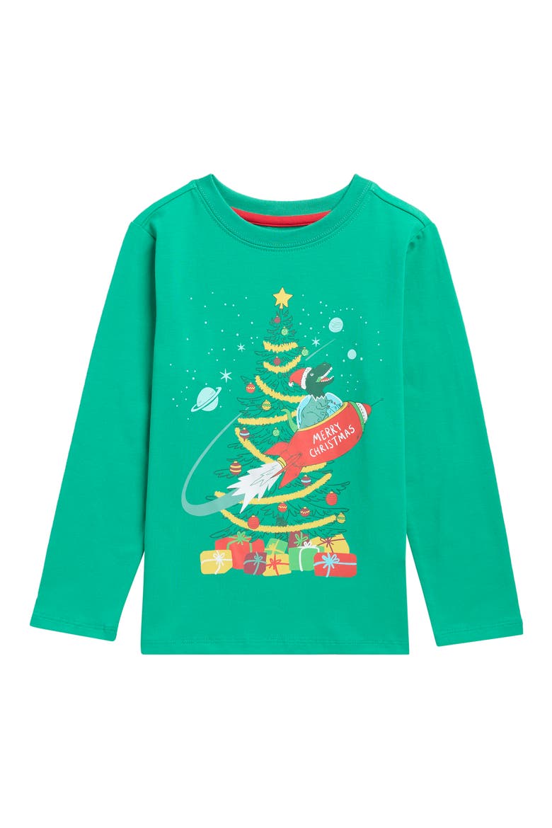 Kids' Christmas Graphic Long Sleeve T-Shirt, Main, color, GND