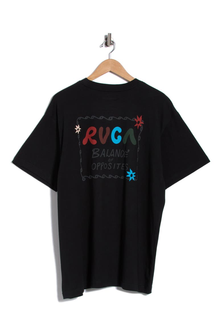 Mel G Balance Cotton Graphic T-Shirt, Alternate, color, BLACK