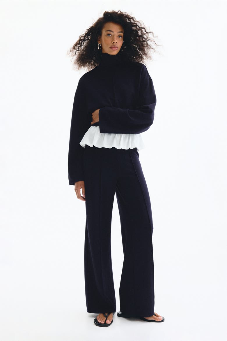 2-piece Top And Pants Set, Main, color, Navy blue