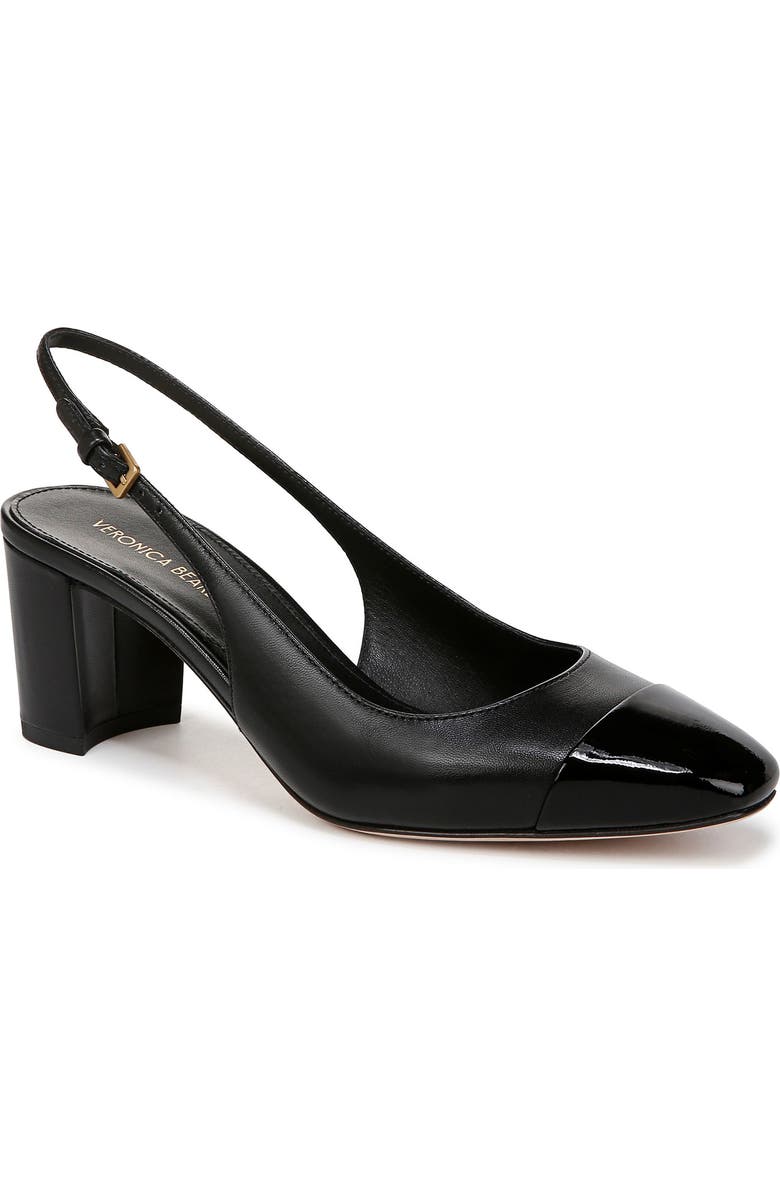 Veronica Beard Cecile Cap Toe Slingback Pump, Main, color,