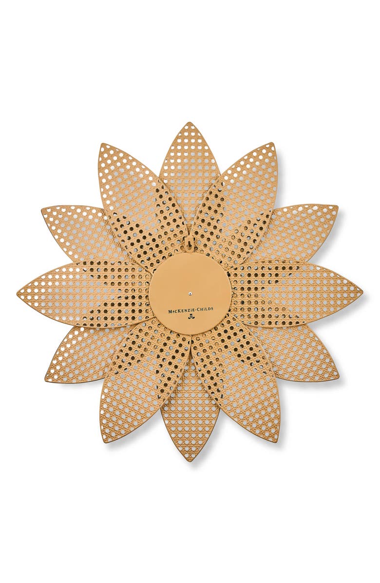 MACKENZIE CHILDS Cane Large Wallflower, Alternate, color, Beige