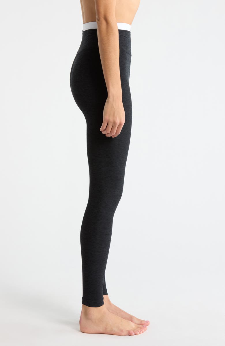 Beyond Yoga Space Dye High Waist Midi Leggings, Alternate, color, Darkest Night