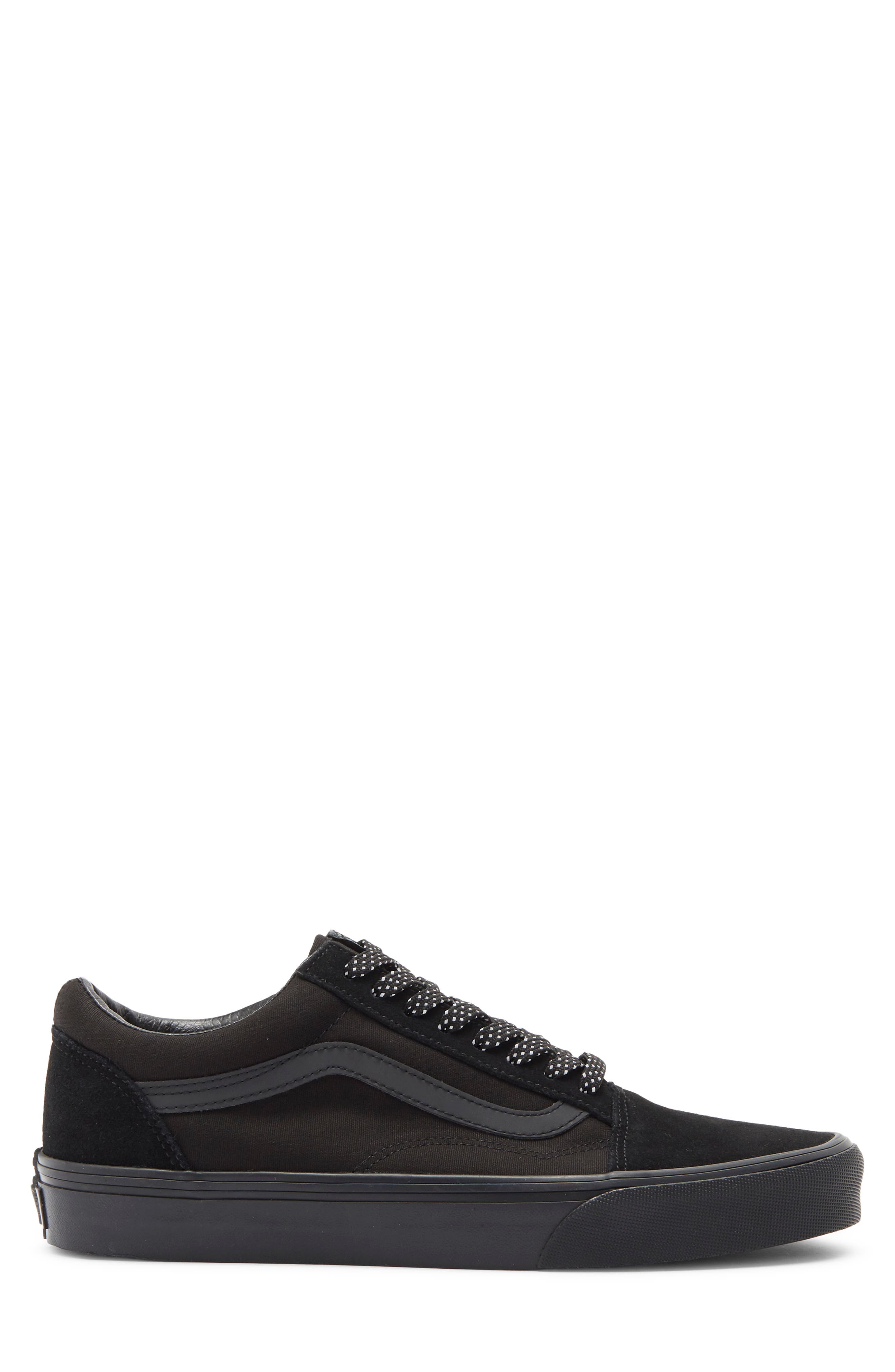 Old Skool Sneaker, Alternate, color, BLACK