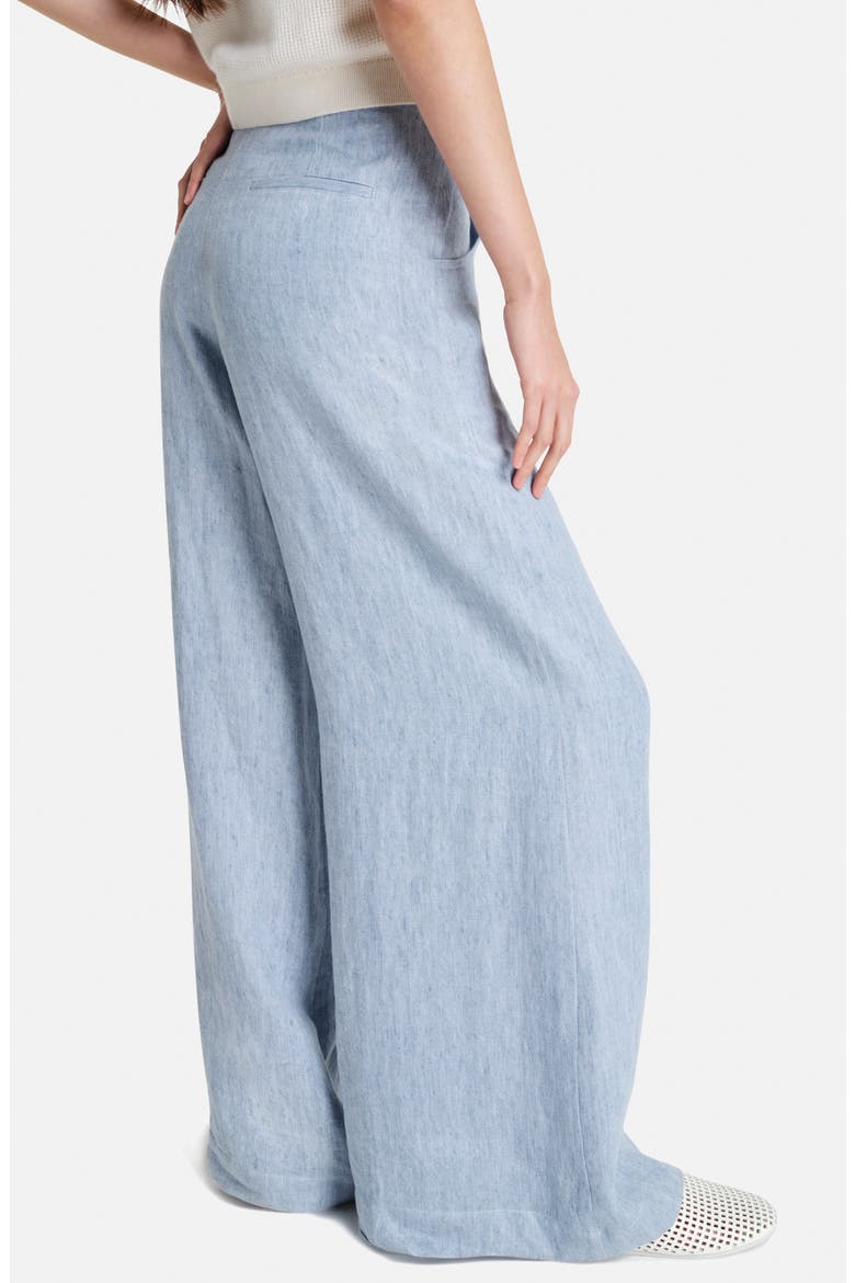 Demie Hemp Wide Leg Pants, Alternate, color, LIGHT INDIGO