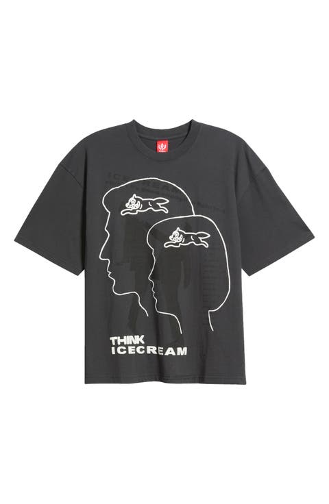 Apricot Cotton Graphic T-Shirt