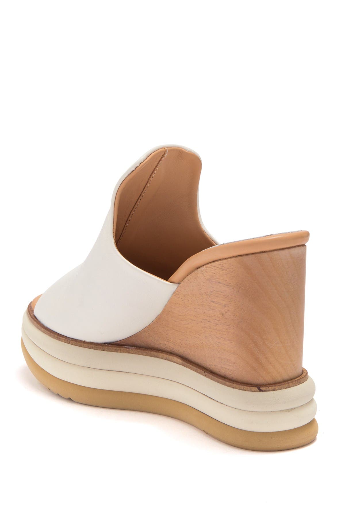 Paloma Barcelo Ximena Leather Wedge Mule, Alternate, color, 