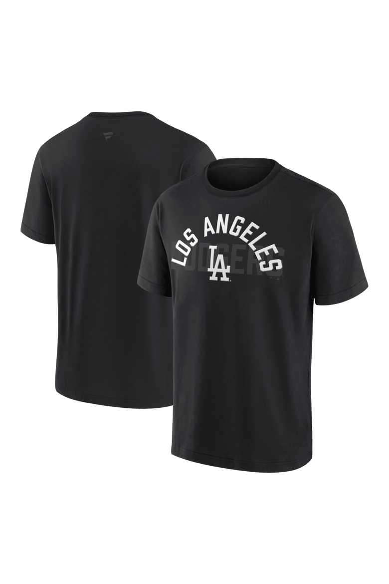 Men's Fanatics  Los Angeles Dodgers Black Out Heavyweight T-Shirt, Main, color, Black