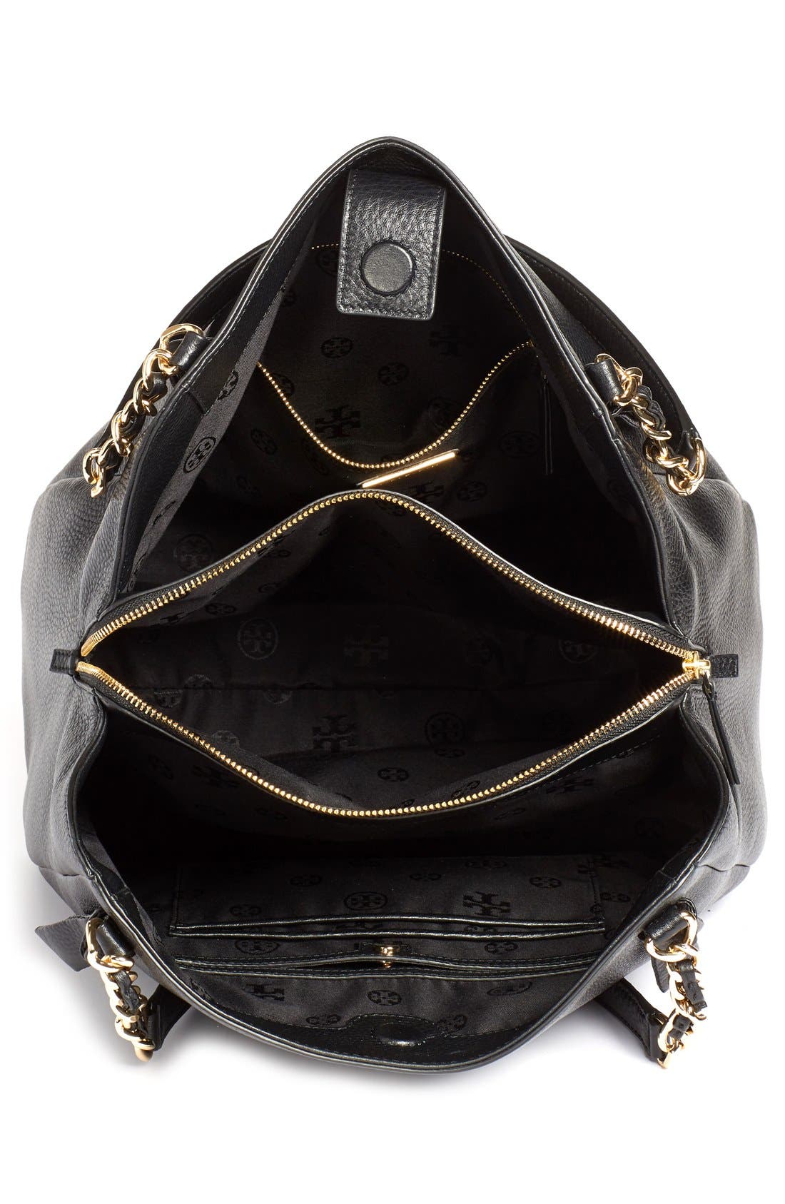 Tory Burch 'Harper' Leather Tote, Alternate, color, 