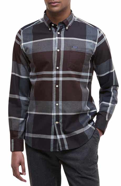 Dunoon Plaid Slim Fit Button-Down Shirt