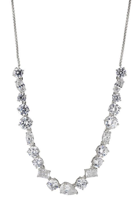 Large Cubic Zirconia Frontal Necklace