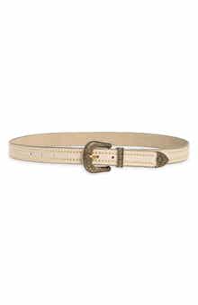 Vince Camuto Studded Western Buckle Belt