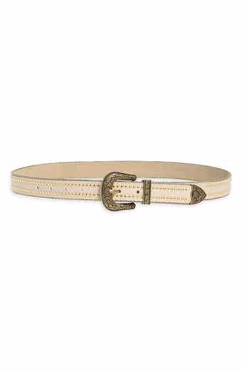 Studded Western Buckle Belt