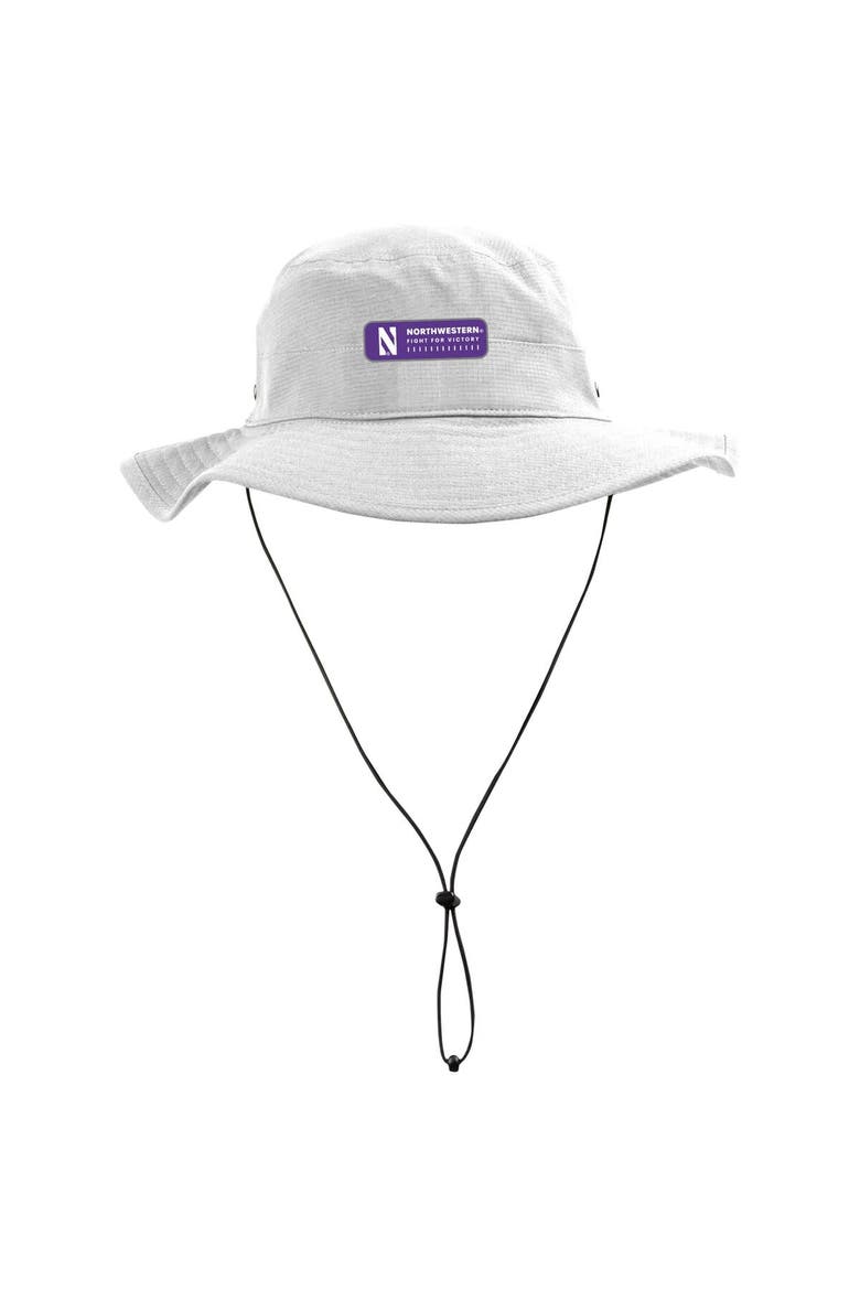Men's Under Armour White Northwestern Wildcats Performance Boonie Bucket Hat, Alternate, color, White