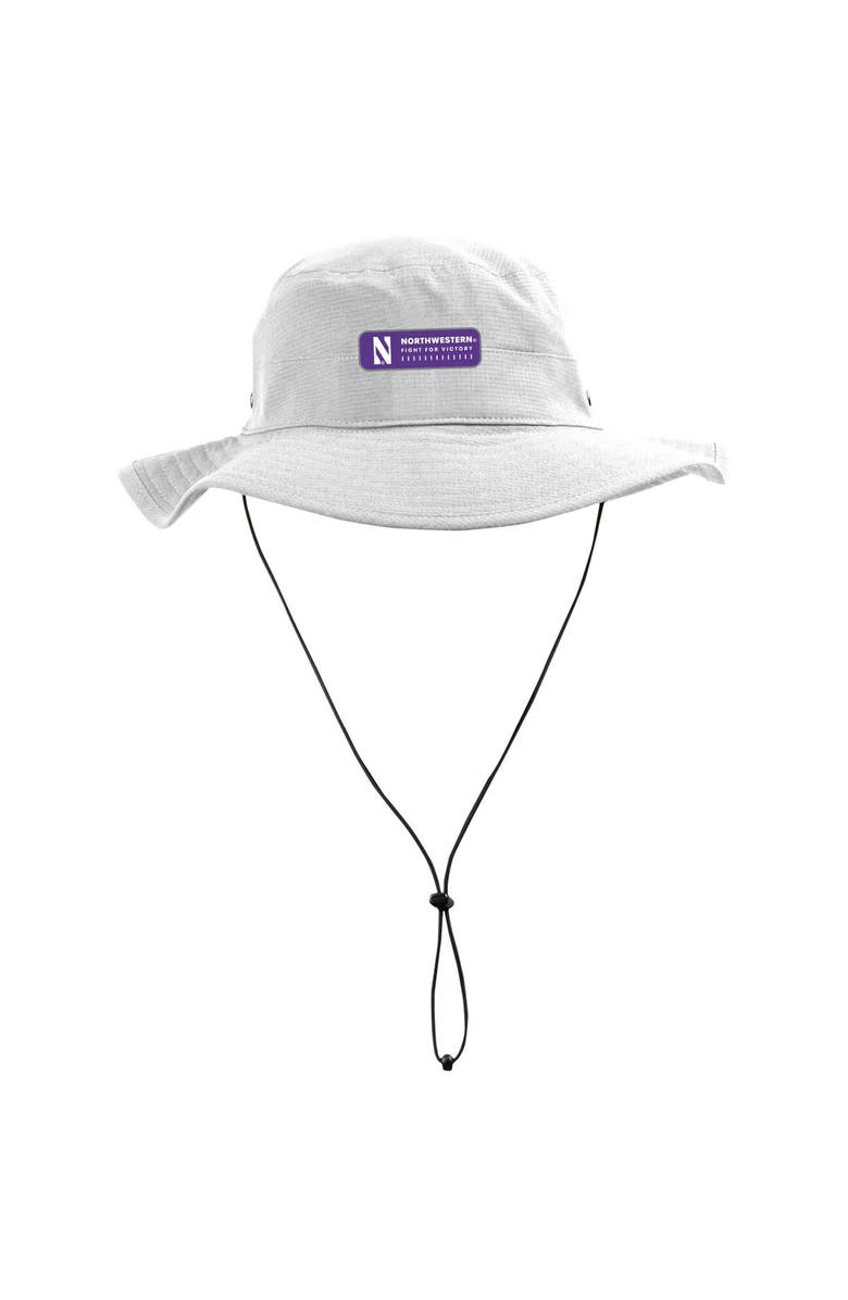 Under Armour Men's Under Armour White Northwestern Wildcats Performance Boonie Bucket Hat, Alternate, color, White