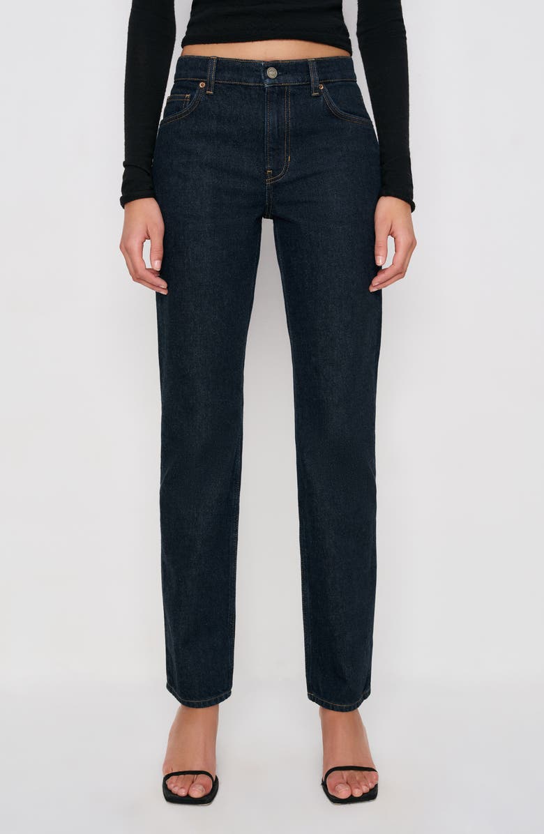 Reformation Greer Straight Leg Jeans, Main, color, Ondine