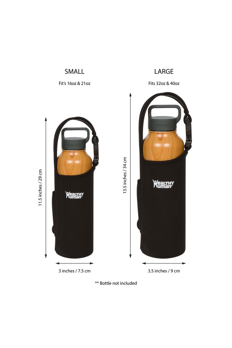 Water Bottle Take Me With U Sling, Alternate, color, Black