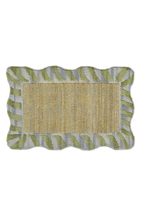 Jute Scalloped Rug