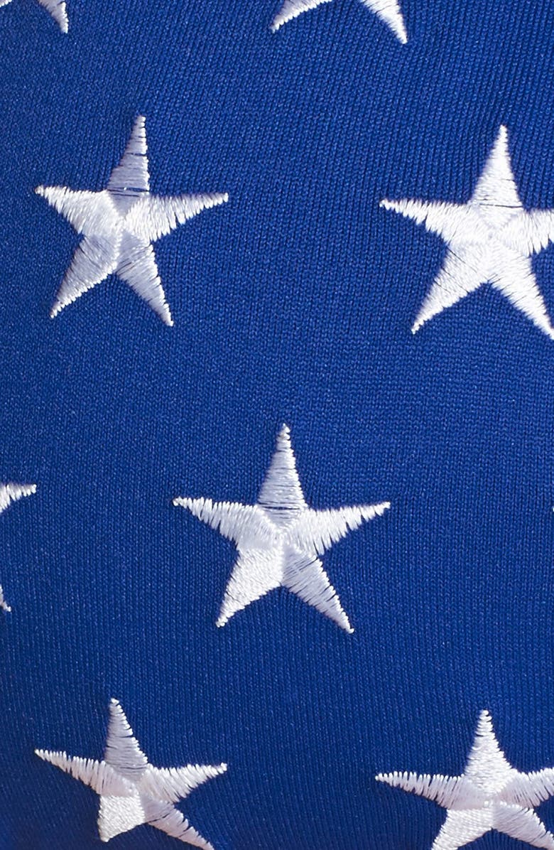 Polo Ralph Lauren Flag Pattern Halter Bikini Top, Alternate, color,