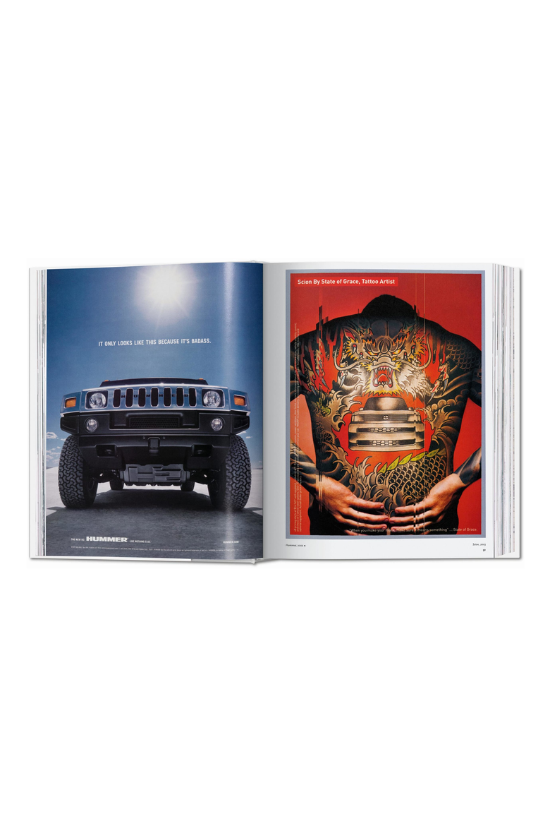 All American Ads of the 2000s Book, Alternate, color, Blue / White