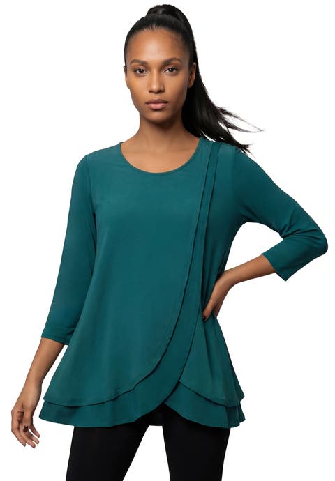 Double-Layer High-Low Tunic