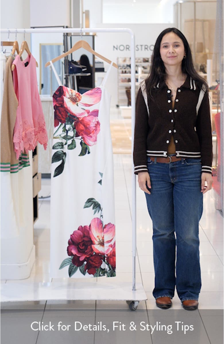 Nina Placed Floral Dress, sales video thumbnail