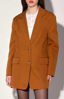 Walter Baker Kira Notch Lapel Oversized Blazer