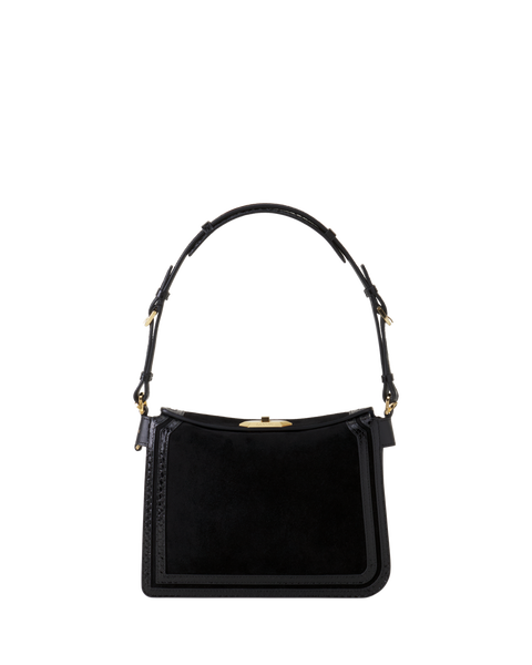 Compagnon Small Asymmetrical Bag In Python Finishing