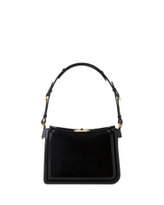Lanvin Compagnon Small Asymmetrical Bag In Python Finishing