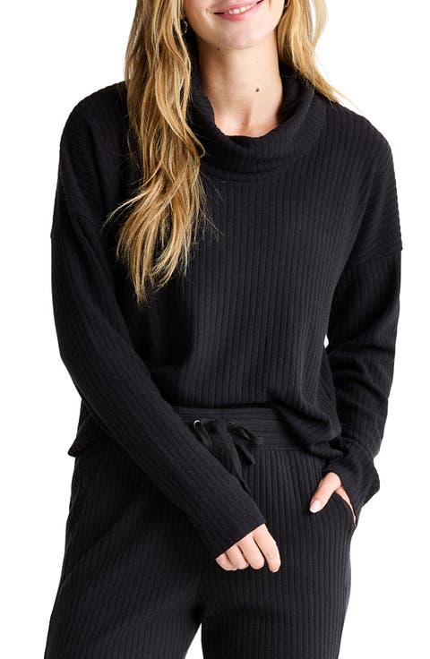 London Rib Cowl Neck Sweater