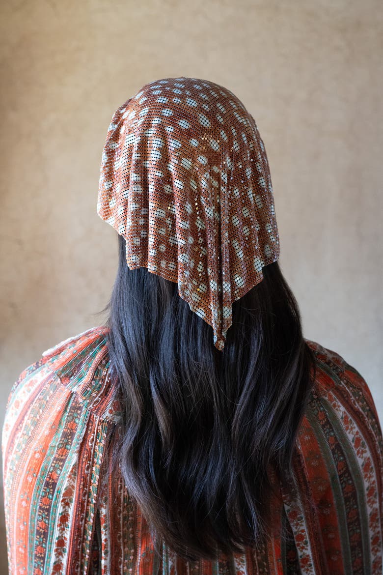 Fauna Headscarf Headband, Alternate, color, Fawn