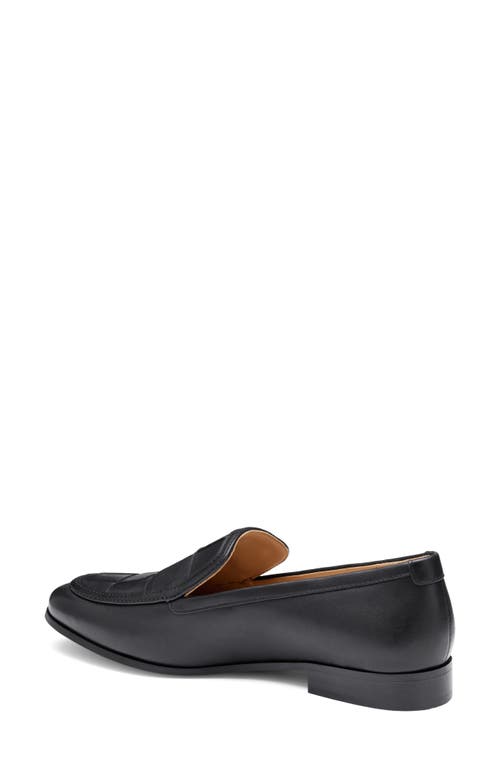 Johnston & Murphy Ali Woven Loafer In Black