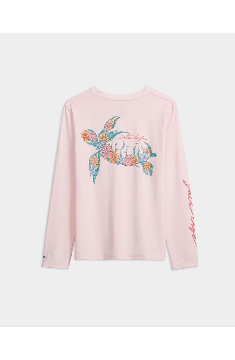 Salt Life Honu Long Sleeve Performance Shirt, Alternate, color, Crystal Pink Heather