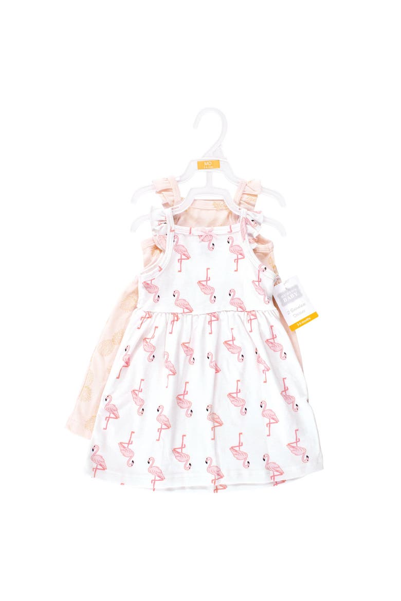 2Pk Sleeveless Dress, Alternate, color, Flamingo Pineapple