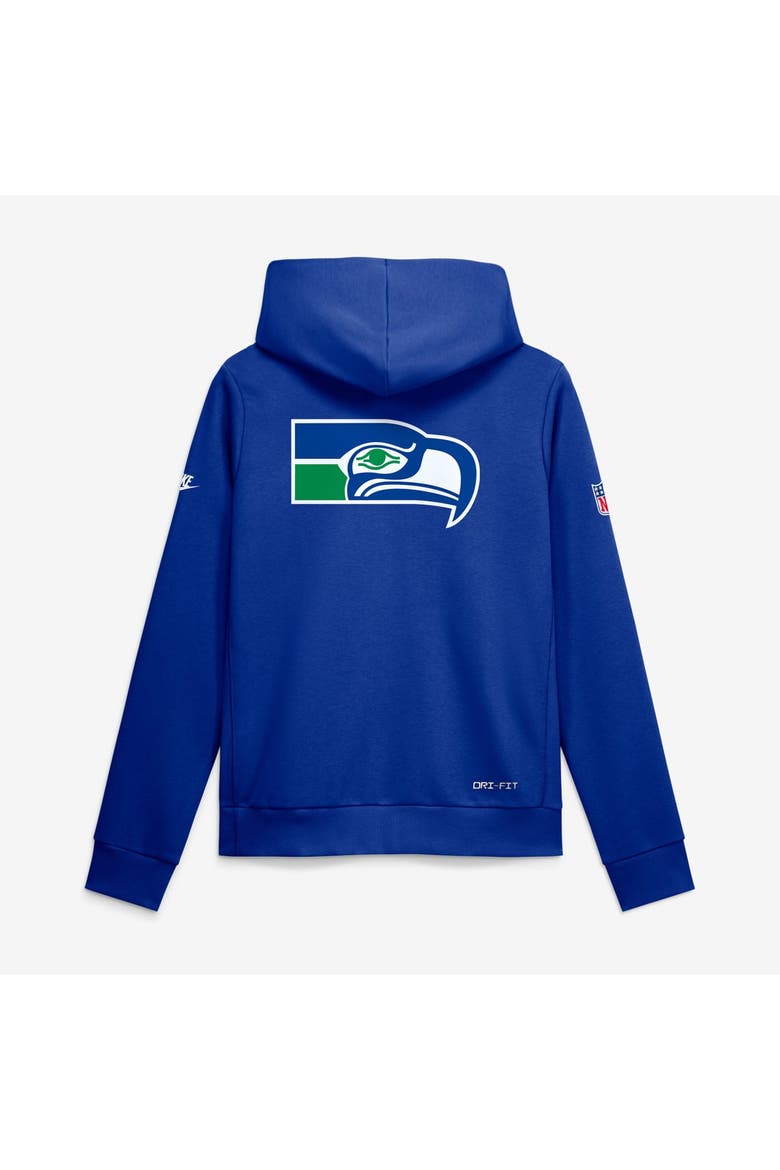 Women's Nike  Royal Seattle Seahawks Sideline Standard Issue Alternate Dri-FIT Hoodie, Alternate, color, Royal