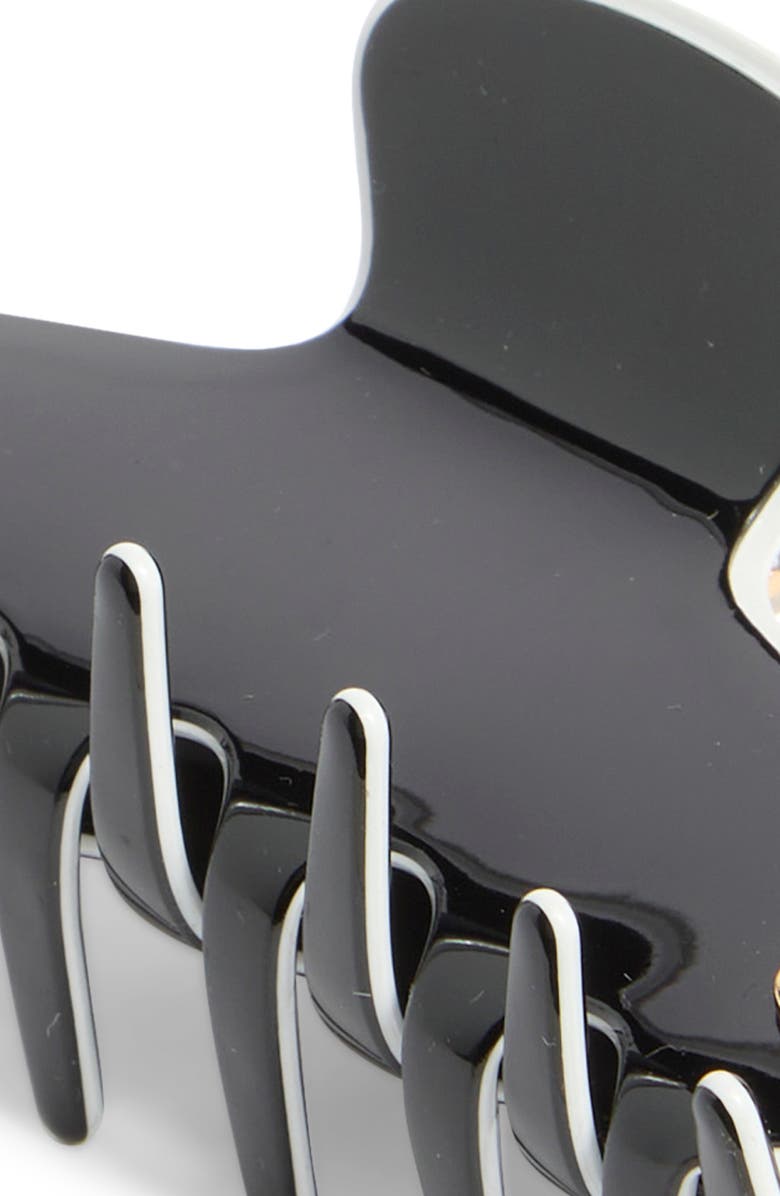 L. Erickson Amelie Claw Clip, Alternate, color, Black/ White