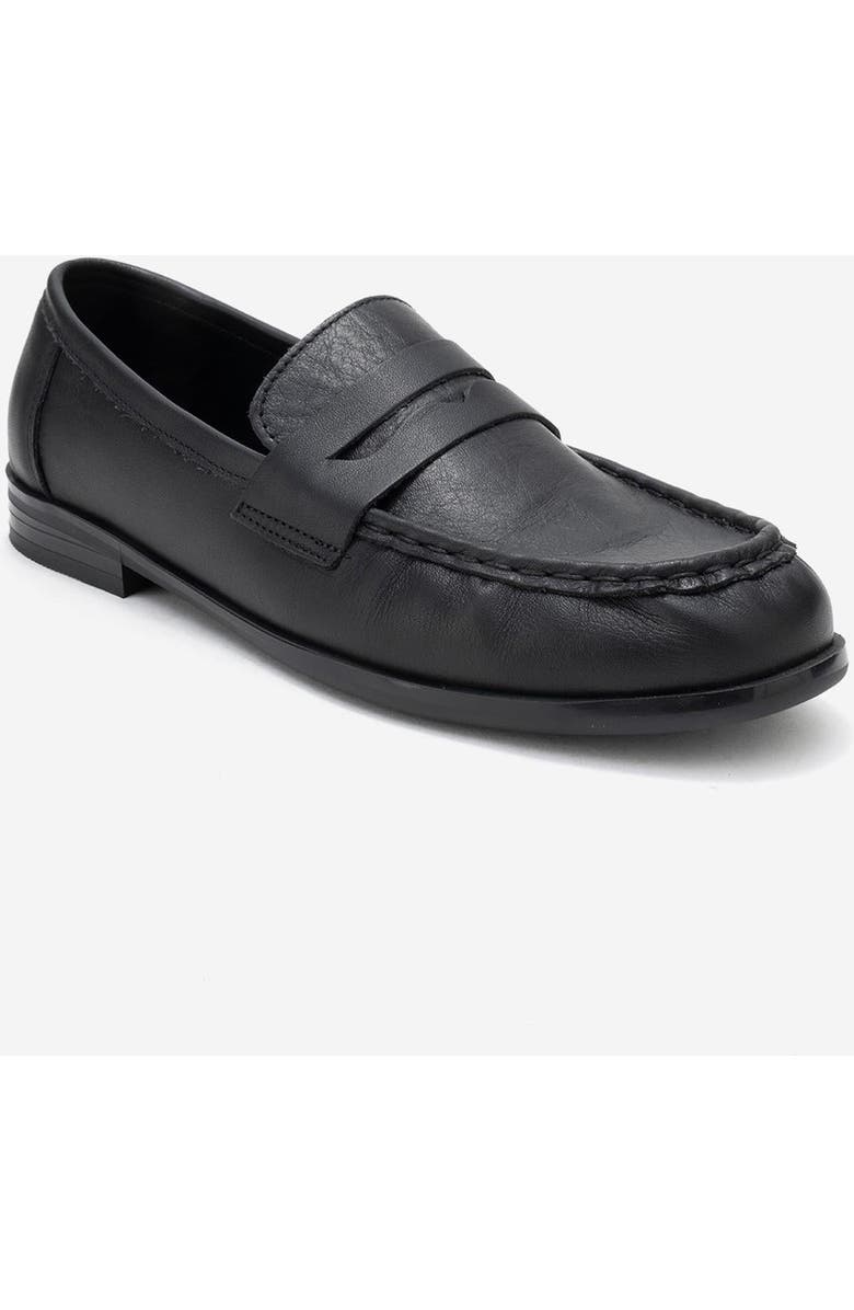 Forever & Always Shoes Valia Leather Loafer, Alternate, color, Black