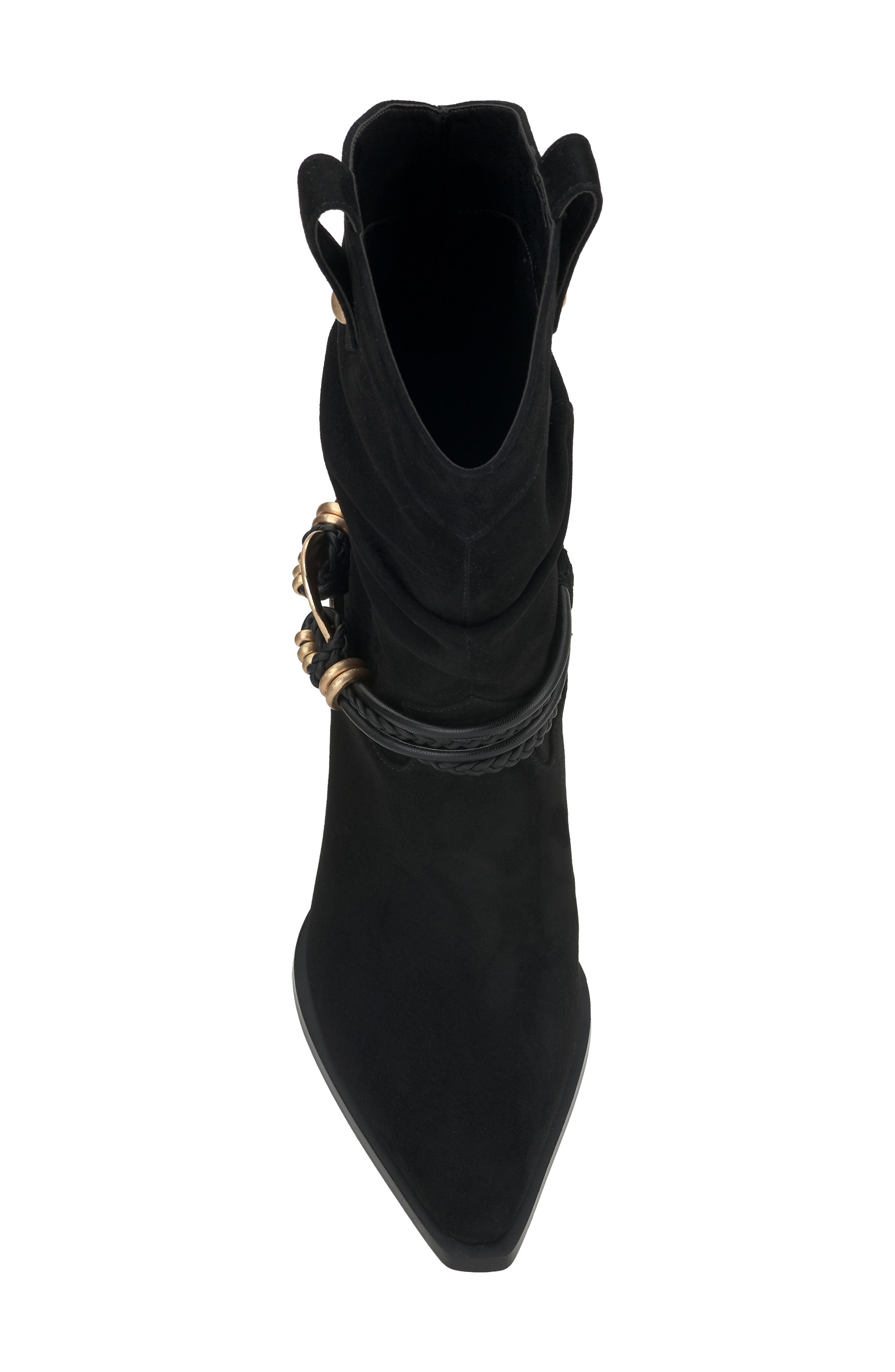 Jessica Simpson Hanie Western Boot, Alternate, color, Black