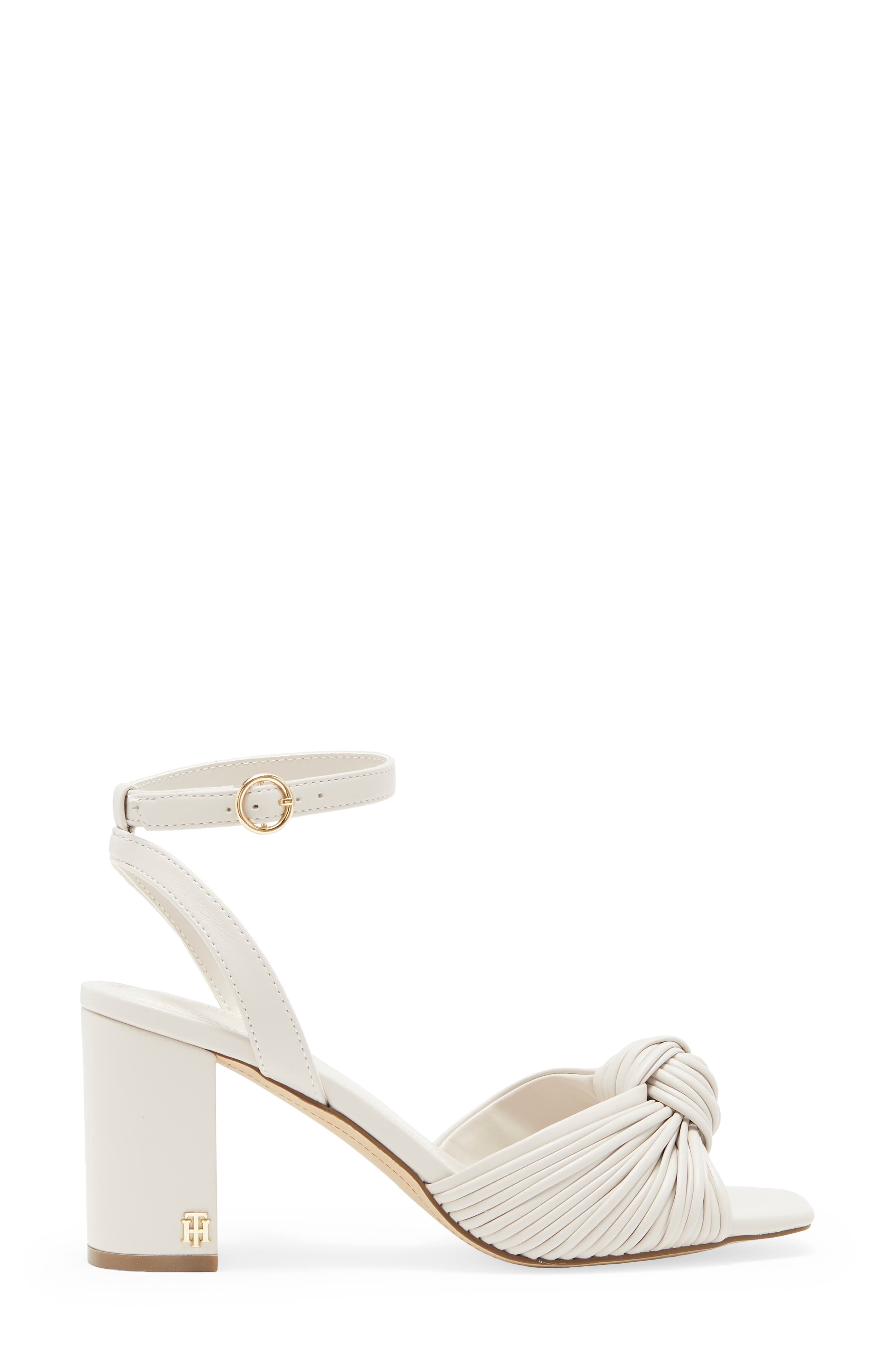 Sarifina Knotted Strap Sandal, Alternate, color, CREAM