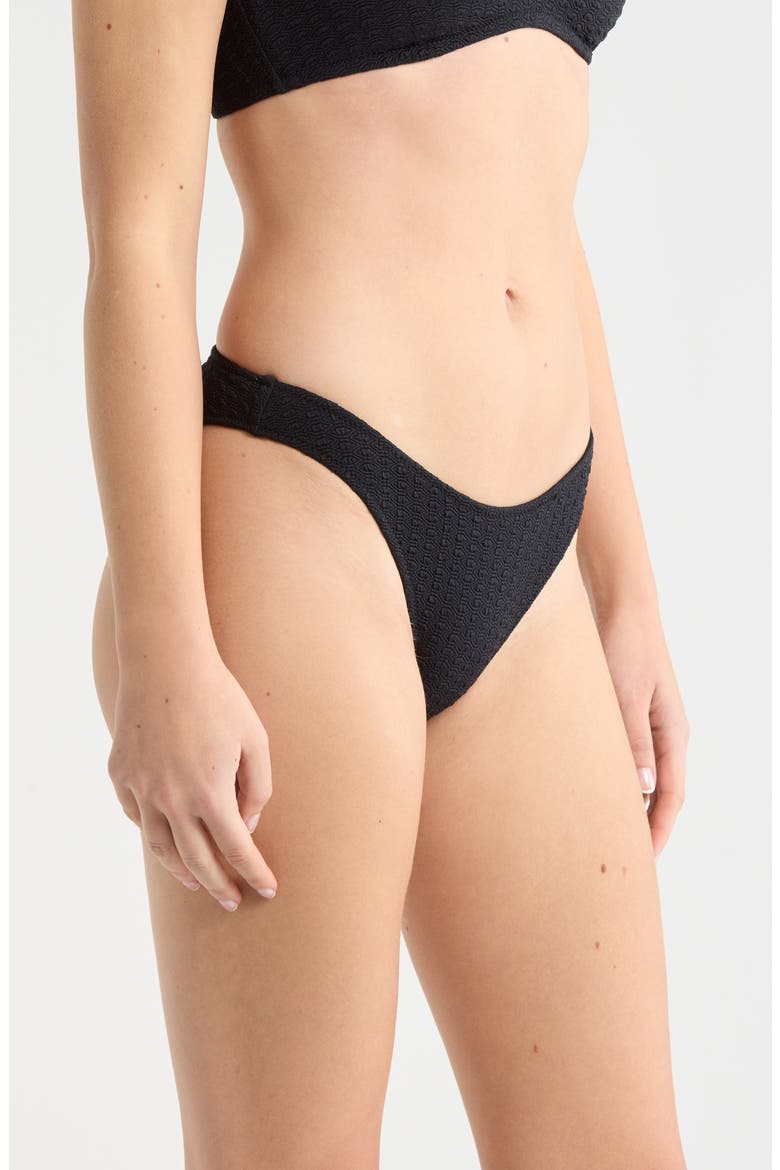 Haliewa Scoop Front Bikini Bottoms, Alternate, color, ANTHRACITE