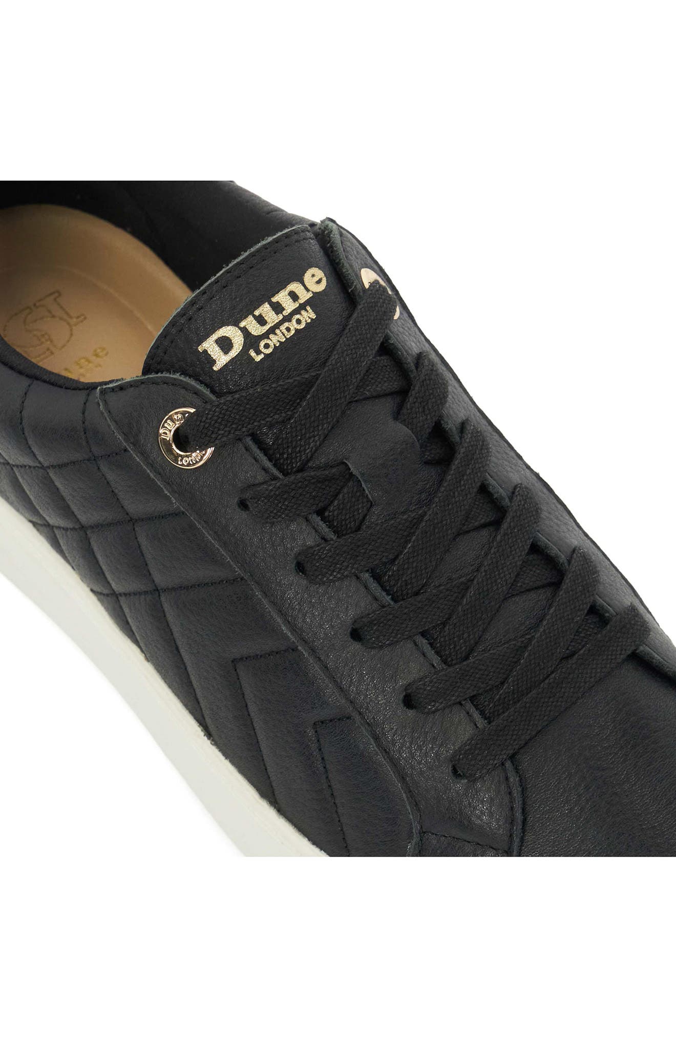 Dune London Egent Sneaker, Alternate, color, Black