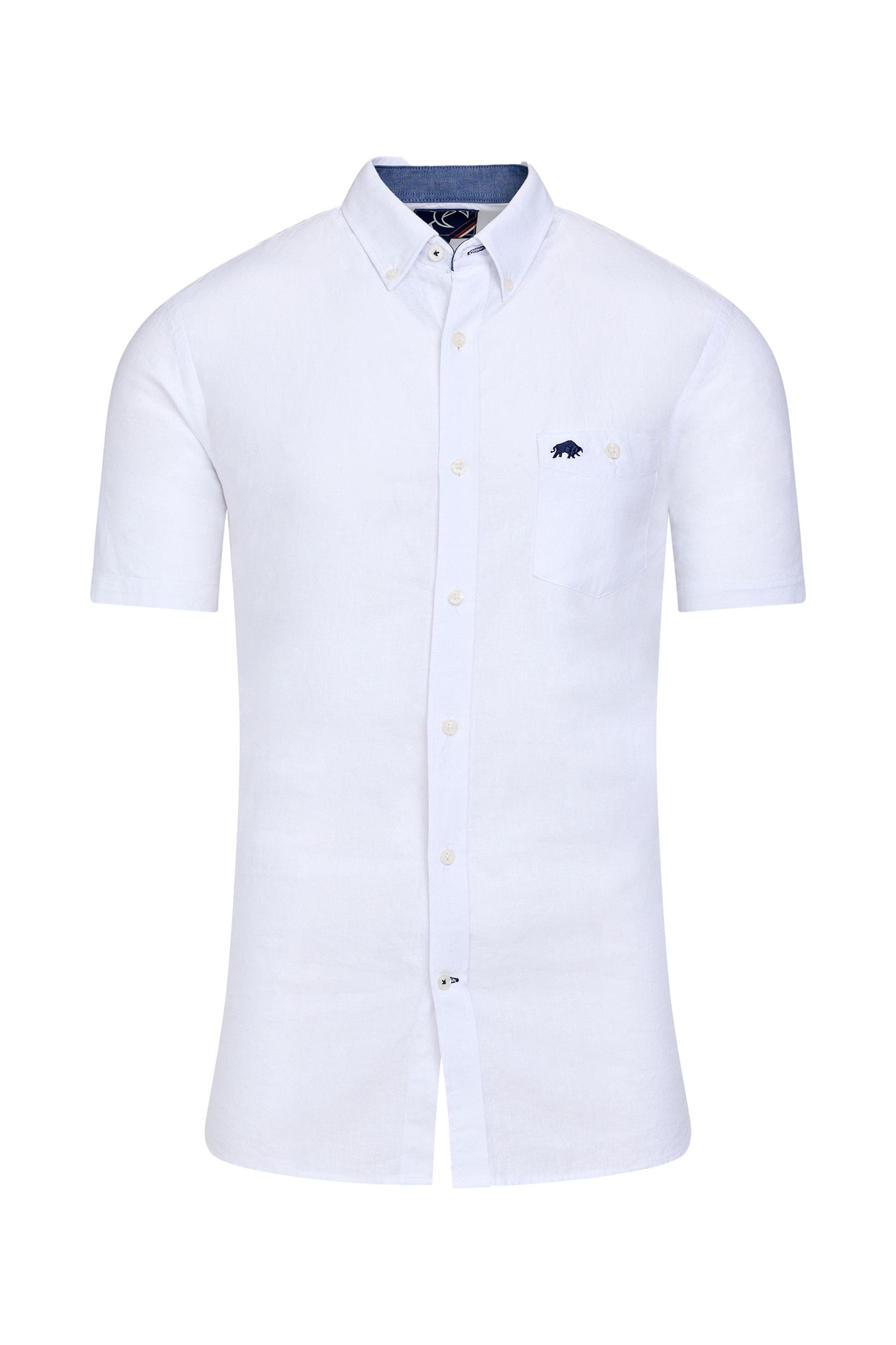 Short Sleeve Linen Blend Shirt - image 2