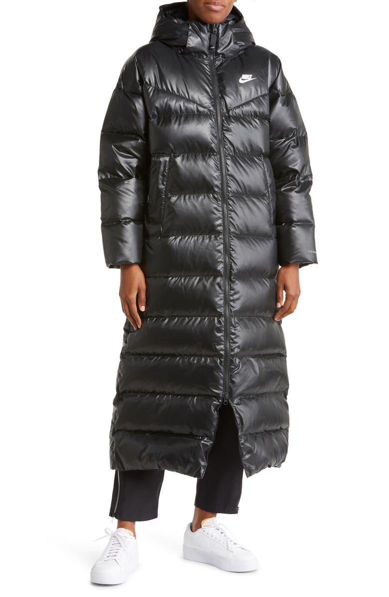 Nike Sportswear City Quilted Longline Down Parka, Alternate, color,