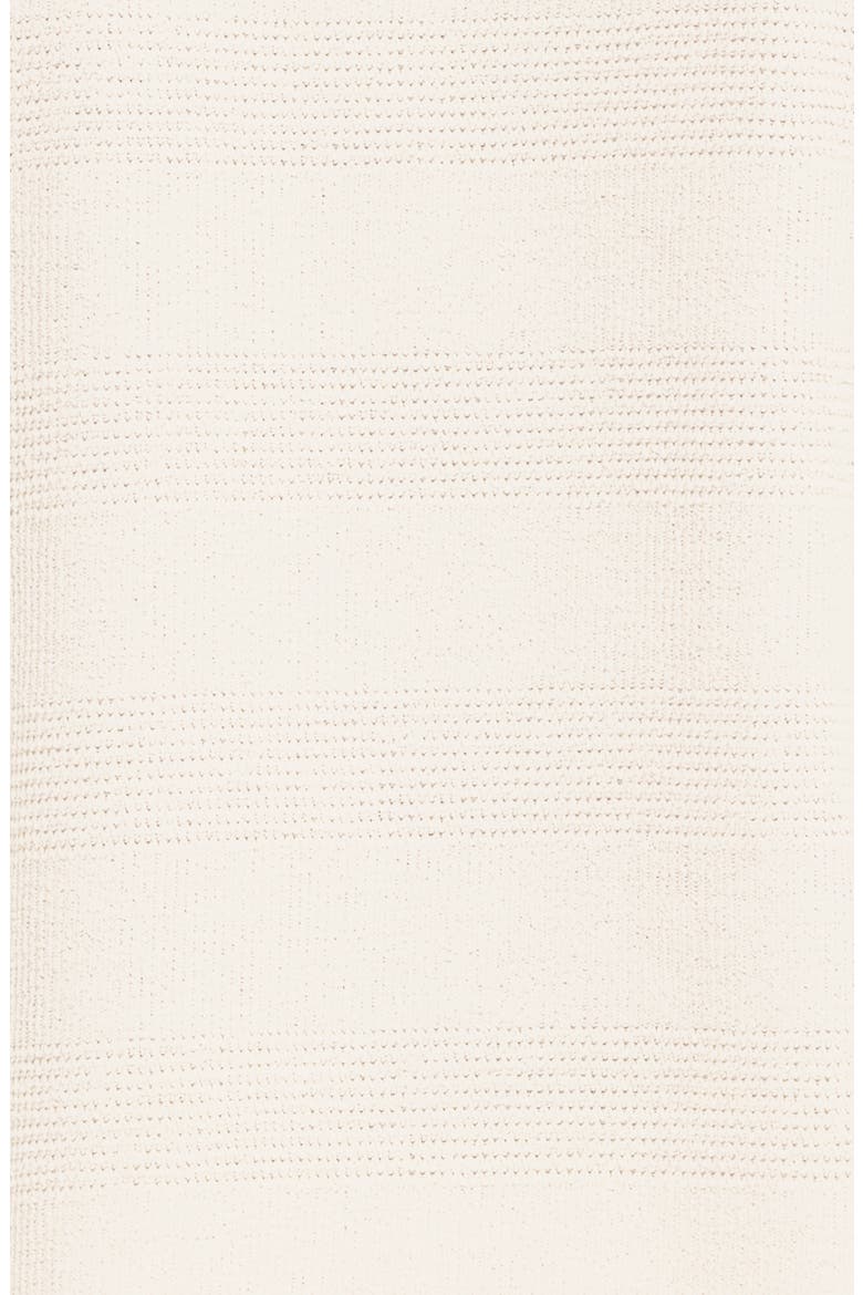 Archer Stripe Jacquard Short Sleeve Terry Cloth Button-Up Shirt, Alternate, color, WHITE