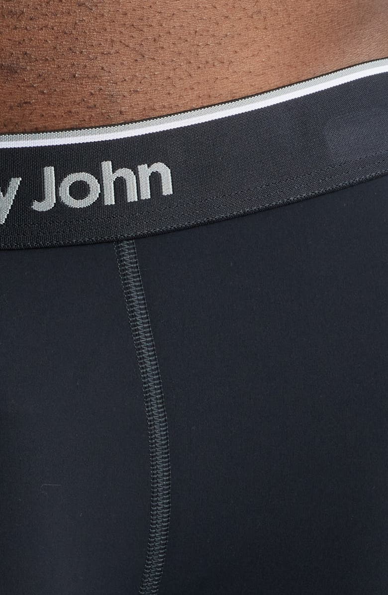 Tommy John Micro Stretch 4-Pack 4-Inch Boxer Briefs, Alternate, color, Black