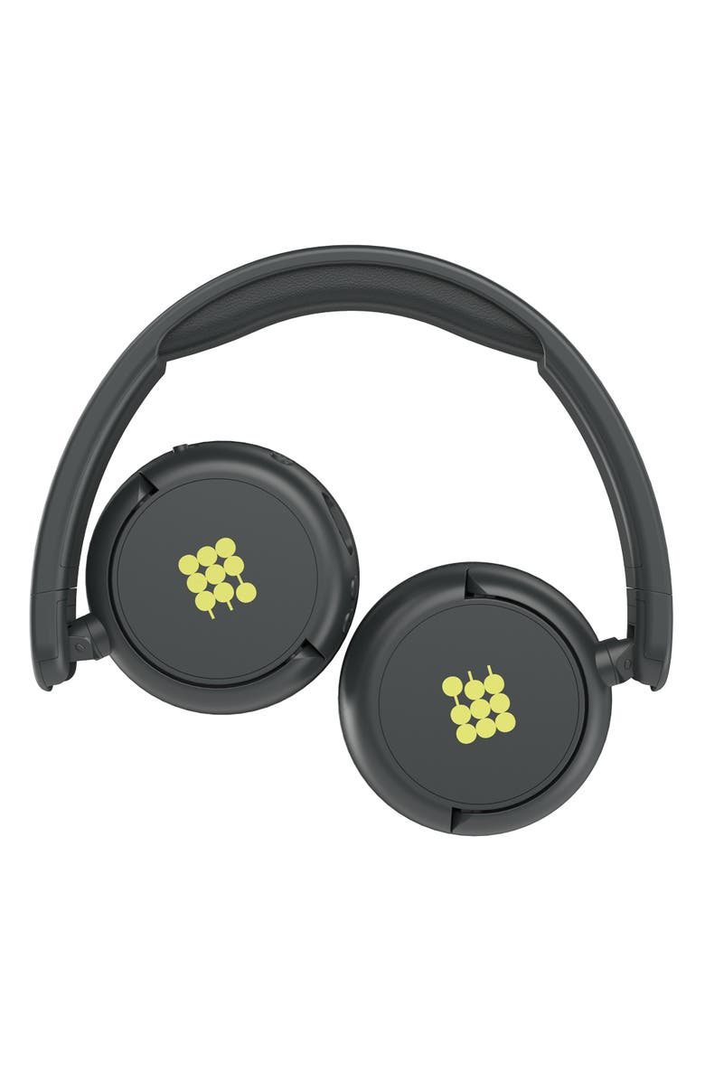 Cubitt Bluetooth Headphones for Kids, Wireless , with Premium Sound Quality, Built In Microphone, 24 hours Playtime, Study Mode and Deep Bass, AUX Cord, Alternate, color, Black