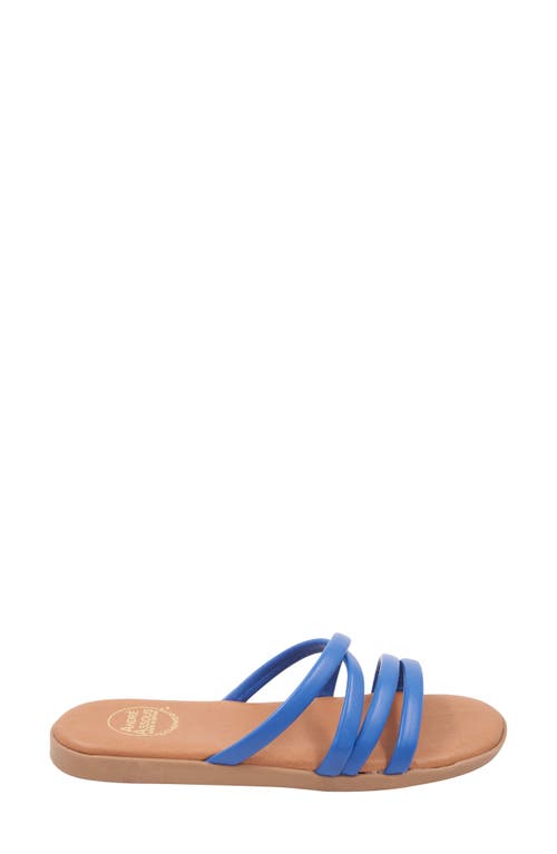 Andre Assous André Assous Pheonix Featherweights™ Slide Sandal In French Blue