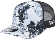 New Era Men's New Era Black Chicago White Sox Hula Trucker 9SEVENTY Adjustable Hat