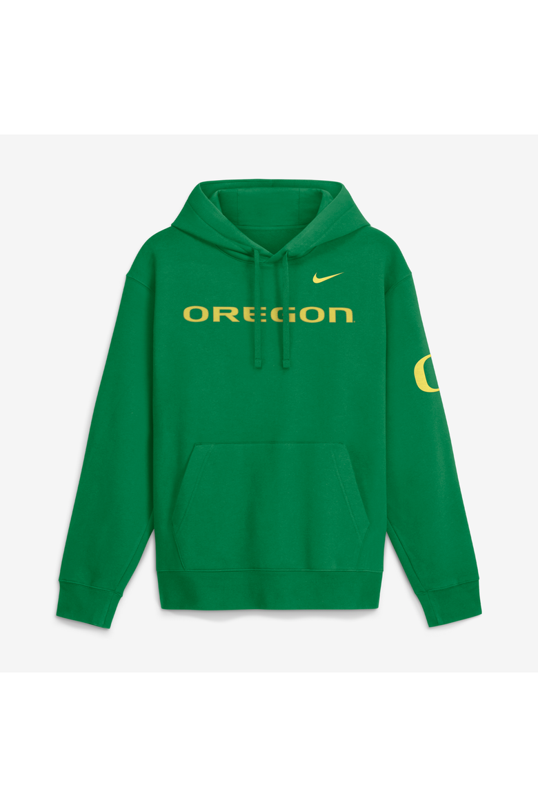 Men's Nike  Green Oregon Ducks 2026 Sideline Club Fleece Hoodie, Main, color, Green