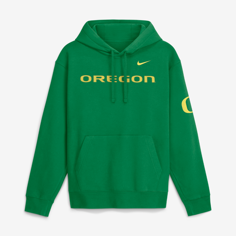 Men's Nike  Green Oregon Ducks 2026 Sideline Club Fleece Hoodie