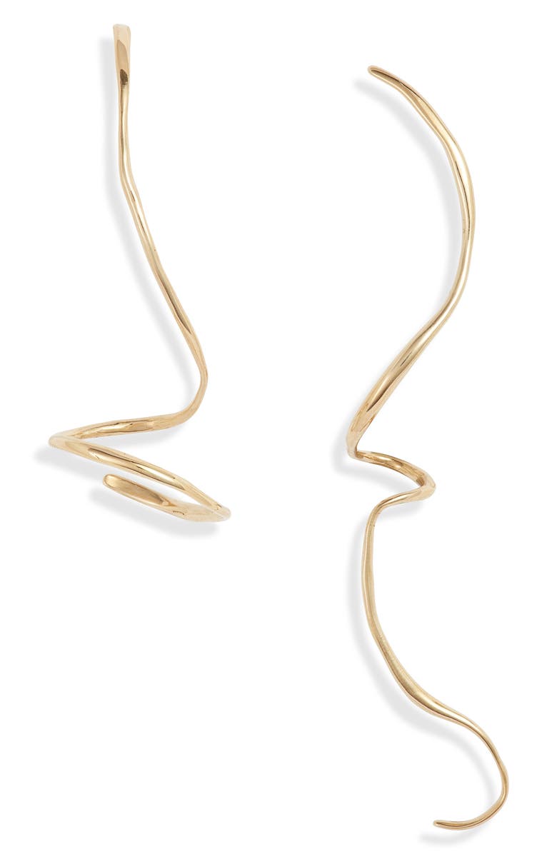 FARIS Boa Mismatched Earrings, Main, color, 